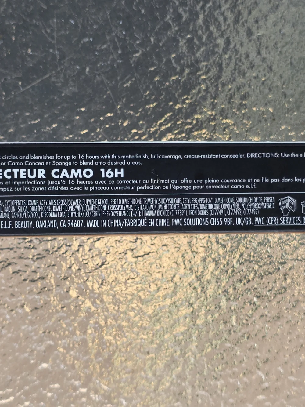 ELF 16hr camo